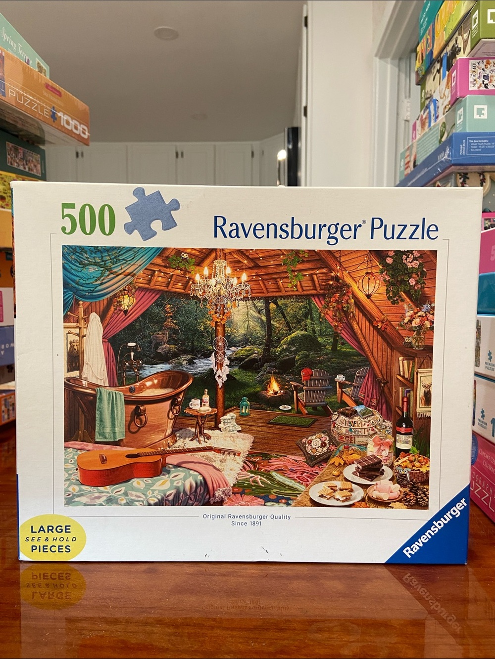 Ravensburger Cozy Glamping - 500 Piece Puzzle